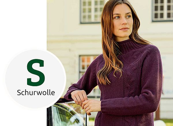 Schurwoll-Pullover Winterpullover aus Schurwolle