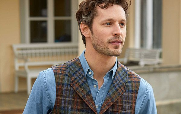 Yorkshire Tweed Herrenweste aus Yorkshire Tweed