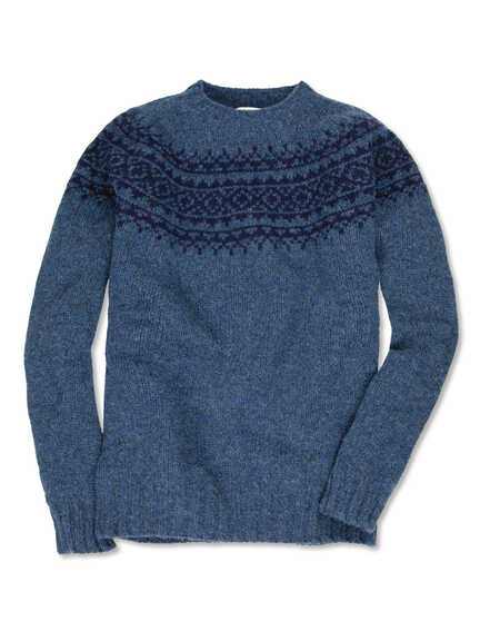 Fair-Isle-Pullover für Herren