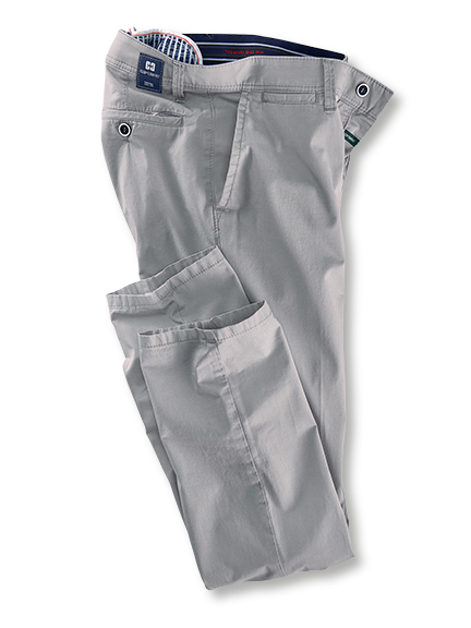 Sommerhose aus 'Pima Cotton' in Stone 