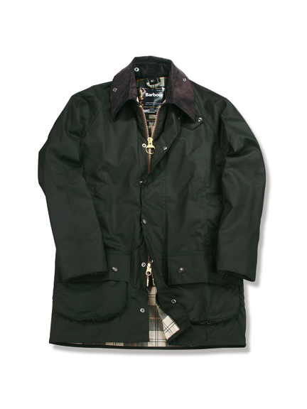 Barbour Beaufort Wachsjacke in Oliv