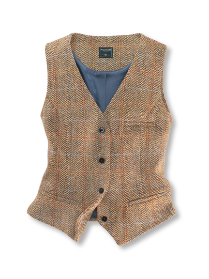 Damenweste aus Harris Tweed