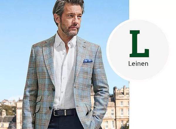 Leinenmode für Herren